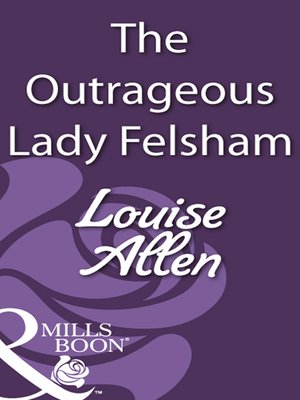 cover image of The Outrageous Lady Felsham